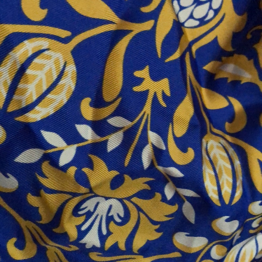 Cynthia Rowley Silk and Gold Metallic Dress Size 0 - Picture 3 of 7
